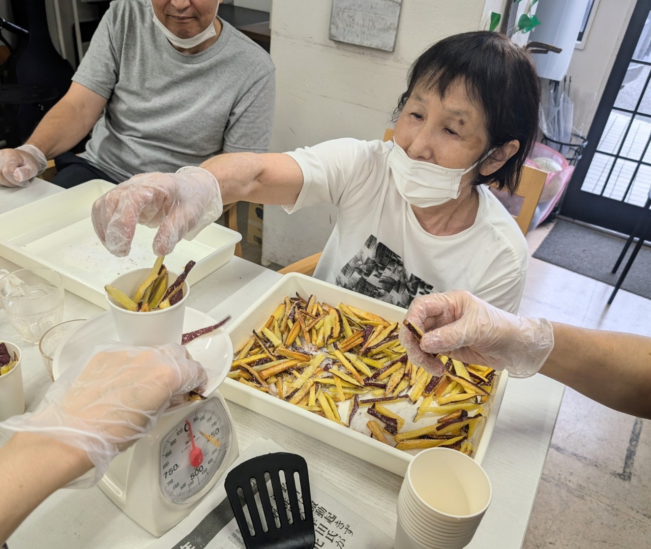 祭りに向けて着々と…