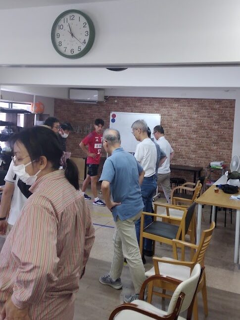 若い選手との交流